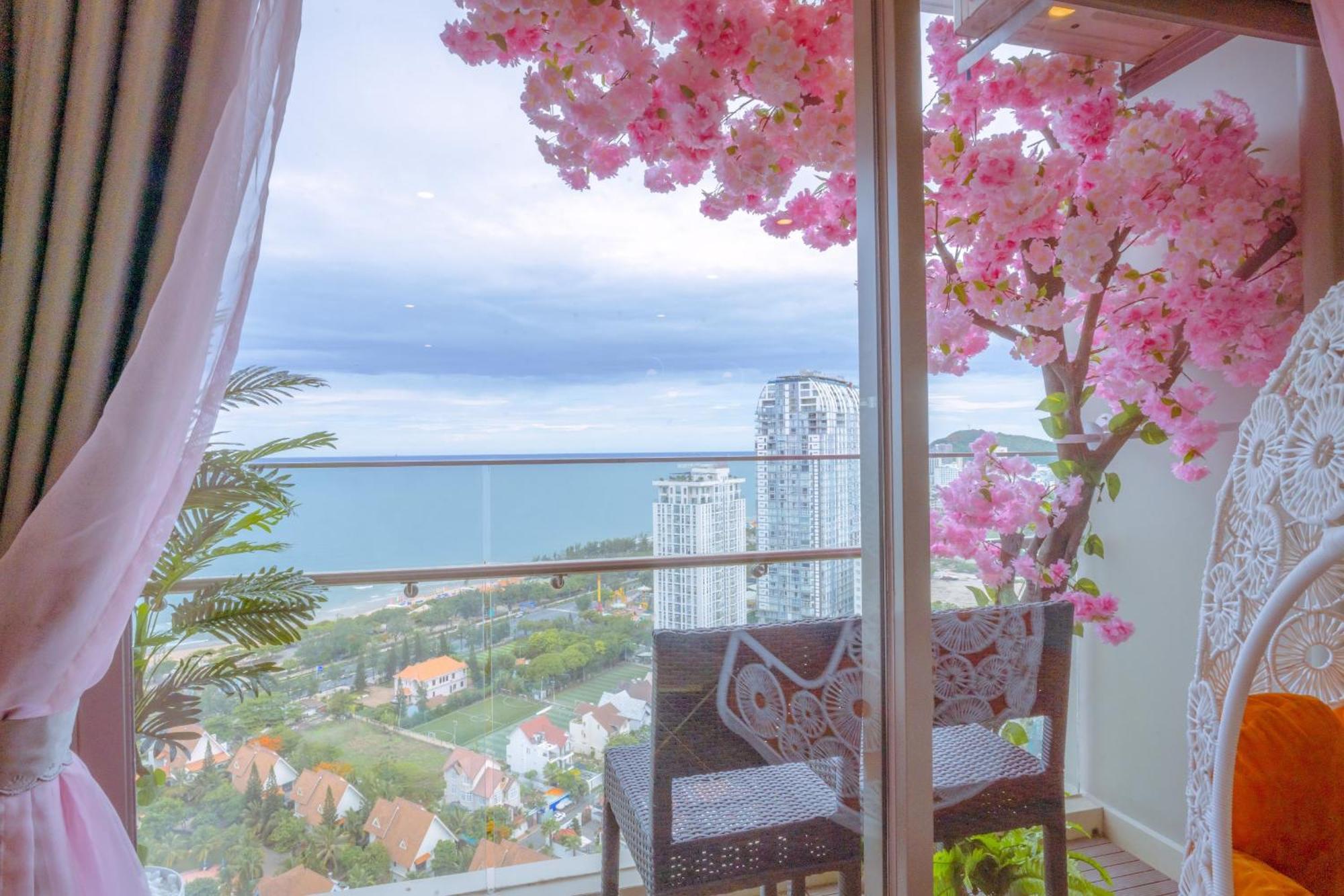 The Sóng Apartment - Căn Hộ Nghỉ Dưỡng Miễn Phí Hồ Bơi Vô Cực,Công Viên Nước Trẻ Em Vung Tau Exterior foto